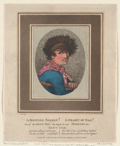 Un marinaio britannico! Un cuore di quercia! da Thomas Rowlandson
