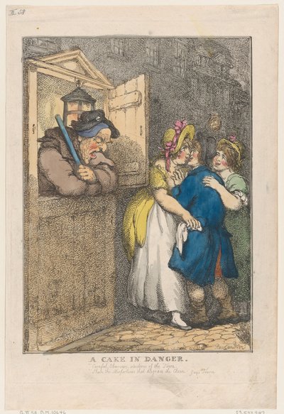 Una torta in pericolo da Thomas Rowlandson