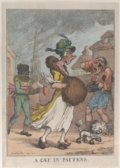 Un gatto con zoccoli da Thomas Rowlandson