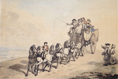 Scena di carrozza da Thomas Rowlandson