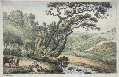 Una vista della Cornovaglia da Thomas Rowlandson
