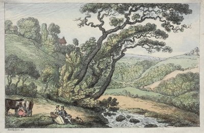 Una vista della Cornovaglia da Thomas Rowlandson