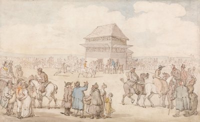 Una giornata di corse affollata da Thomas Rowlandson
