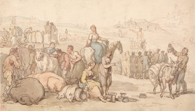 Una fiera in campagna da Thomas Rowlandson