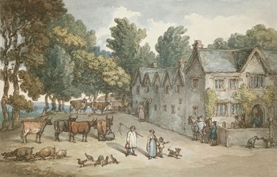 Una fattoria a Hengar, Cornovaglia da Thomas Rowlandson