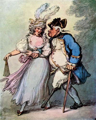 Una fregata francese traina una nave da guerra inglese in porto, fine XVIII-inizio XIX secolo, 1929 da Thomas Rowlandson