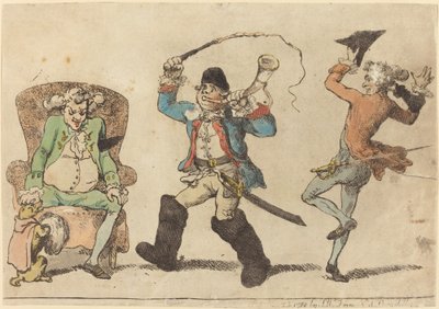 Un francese in novembre da Thomas Rowlandson