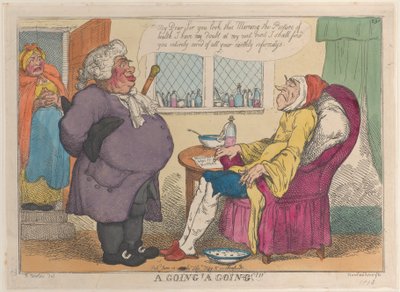 Asta! Asta!!!, [1809], ripubblicato 1813 da Thomas Rowlandson