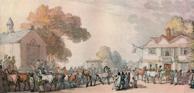 Fiera del Cavallo a Southampton, c. 1820, 1918 da Thomas Rowlandson
