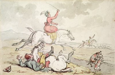 Un Incidente di Caccia da Thomas Rowlandson