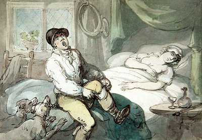Un cacciatore che si alza da Thomas Rowlandson