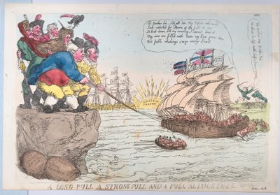 Una Lunga Tirata, una Forte Tirata e una Tirata Insieme da Thomas Rowlandson