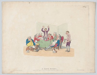 Una lunga storia, 1 aprile 1803 da Thomas Rowlandson