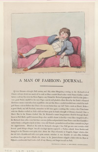 Diario di un uomo di moda, 1 maggio 1802 da Thomas Rowlandson