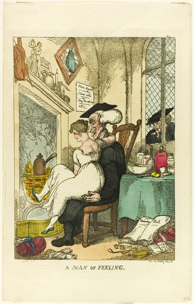 Un uomo di sentimento da Thomas Rowlandson