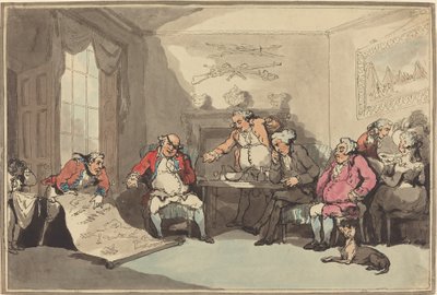 Riunione della milizia da Thomas Rowlandson
