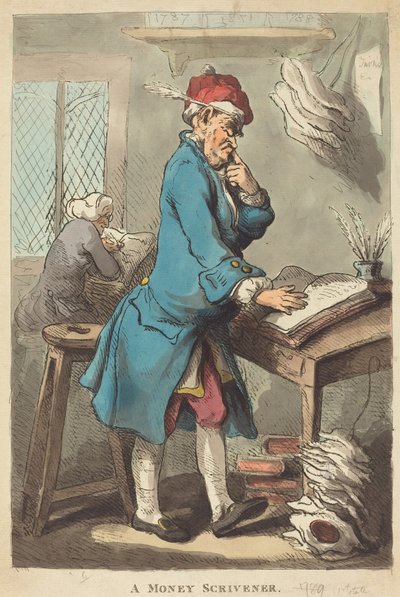 Un usuraio da Thomas Rowlandson