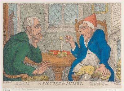 Un quadro di miseria da Thomas Rowlandson