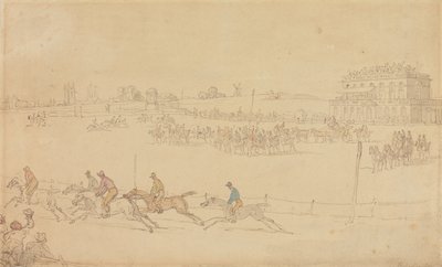 Una corsa al Knavesmire di York da Thomas Rowlandson