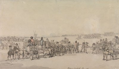 Una recensione su Blackheath, maggio 1785 da Thomas Rowlandson