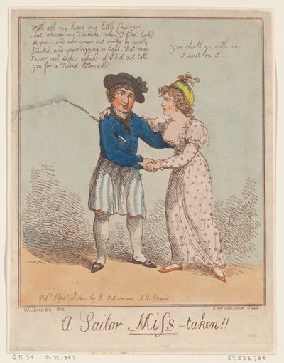Un marinaio sbagliato!!, 12 settembre 1801 da Thomas Rowlandson