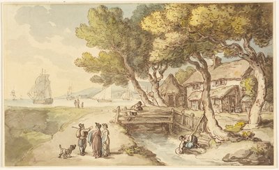 Una scena in Cornovaglia da Thomas Rowlandson