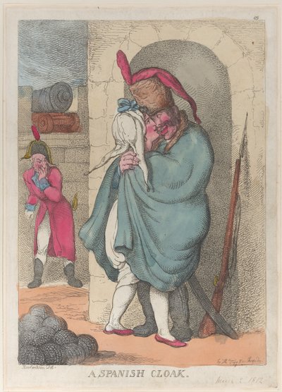 Un mantello spagnolo, 2 marzo 1812 da Thomas Rowlandson