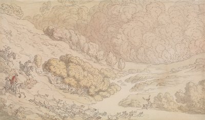 Una caccia al cervo nel West Country da Thomas Rowlandson
