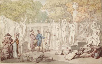 Cortile di uno scultore, XIX secolo da Thomas Rowlandson