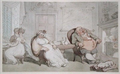 Un bacio rubato da Thomas Rowlandson