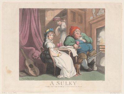 Un Sulky, 26 giugno 1800 da Thomas Rowlandson