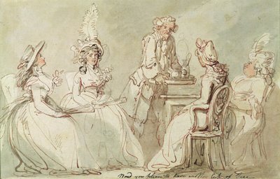 Una festa del tè da Thomas Rowlandson