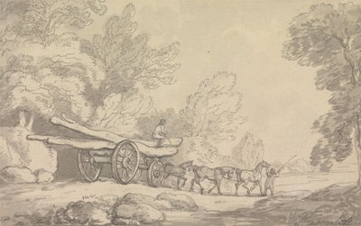 Un carro di legno da Thomas Rowlandson
