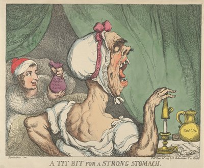 Un boccone per uno stomaco forte da Thomas Rowlandson