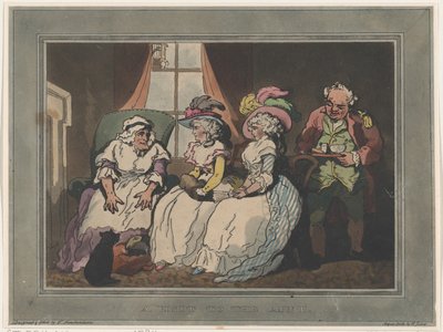 Una Visita alla Zia, 20 dicembre 1794 da Thomas Rowlandson