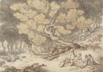 Picnic di un taglialegna da Thomas Rowlandson