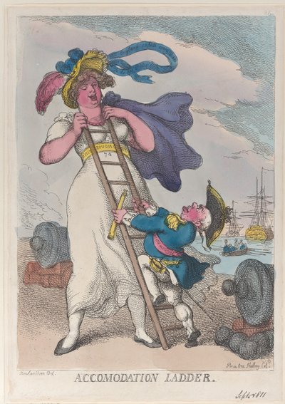 Scala di Servizio da Thomas Rowlandson