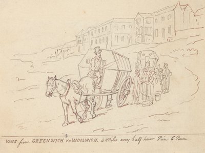 Disegno per album da Thomas Rowlandson