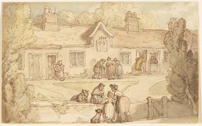 Casa di carità di Tottenham da Thomas Rowlandson