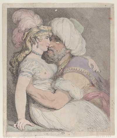 Un turco innamorato da Thomas Rowlandson