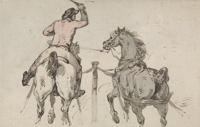 Un postiglione inglese da Thomas Rowlandson