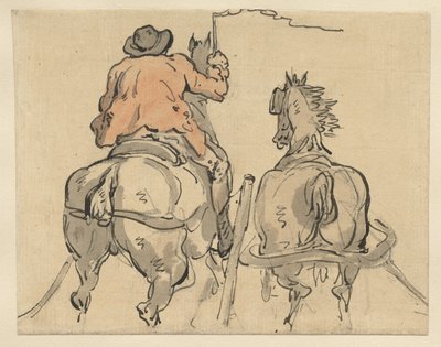 Un postiglione inglese da Thomas Rowlandson