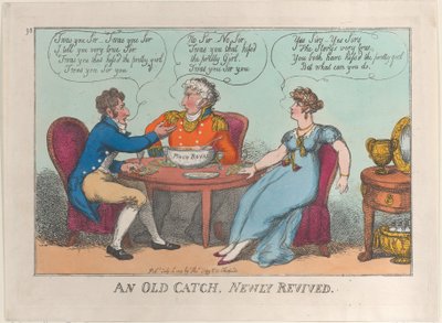 Una vecchia cattura, recentemente rivitalizzata da Thomas Rowlandson