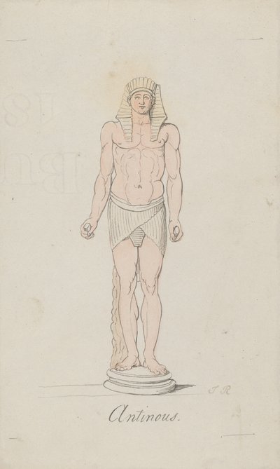Antinoo come Osiride da Thomas Rowlandson