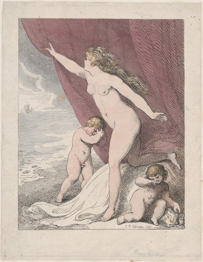 Arianna abbandonata da Teseo da Thomas Rowlandson