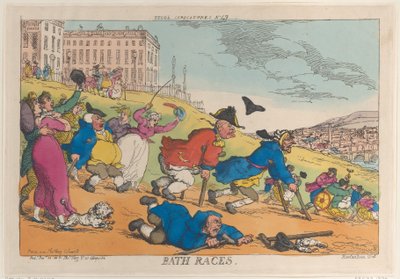 Corse di Bath da Thomas Rowlandson