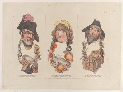 Battleorum, Billingsgatina, Trafficorum da Thomas Rowlandson
