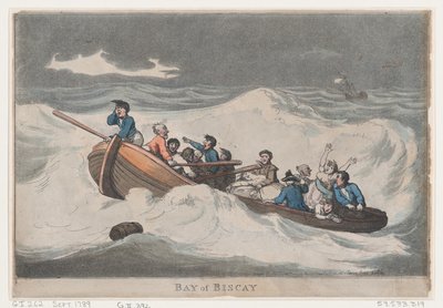 Baia di Biscaglia, Settembre 1789 da Thomas Rowlandson