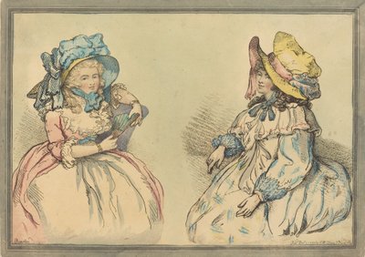 Bellezze, pubblicato 1792 da Thomas Rowlandson