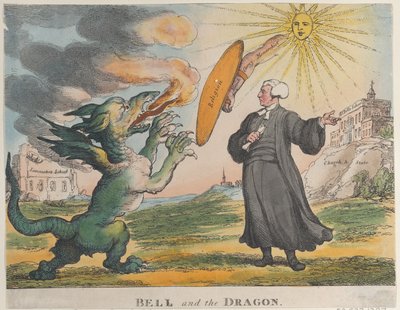 Bell e il drago da Thomas Rowlandson